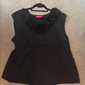 Beautiful Elle black embellished blouse
